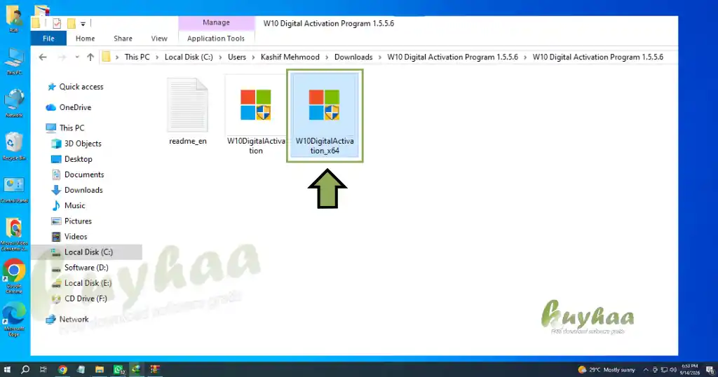 run the window 10 activator