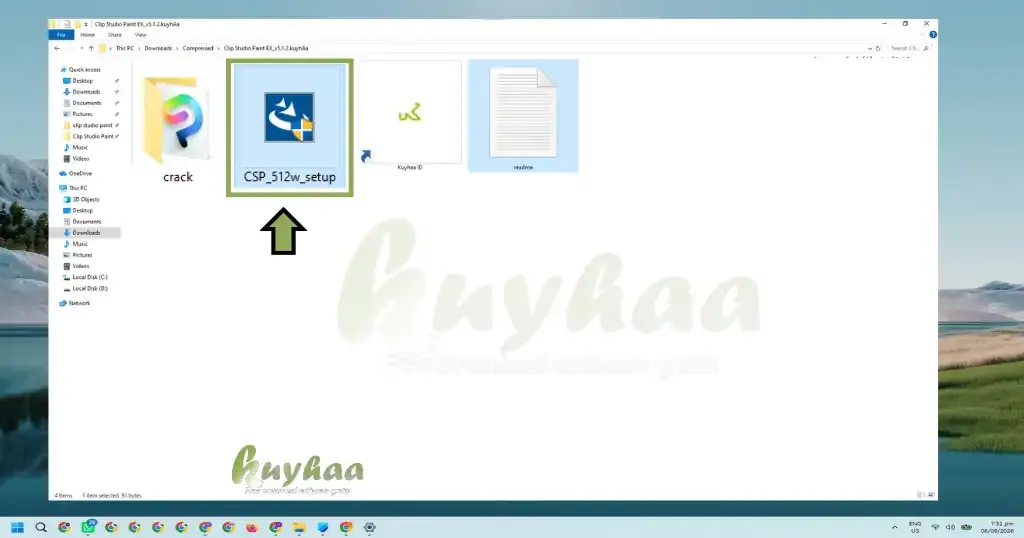 run the installer CSP_512w_setup