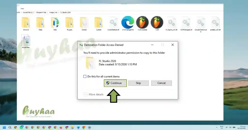 Copying all necessary activation files from the folder