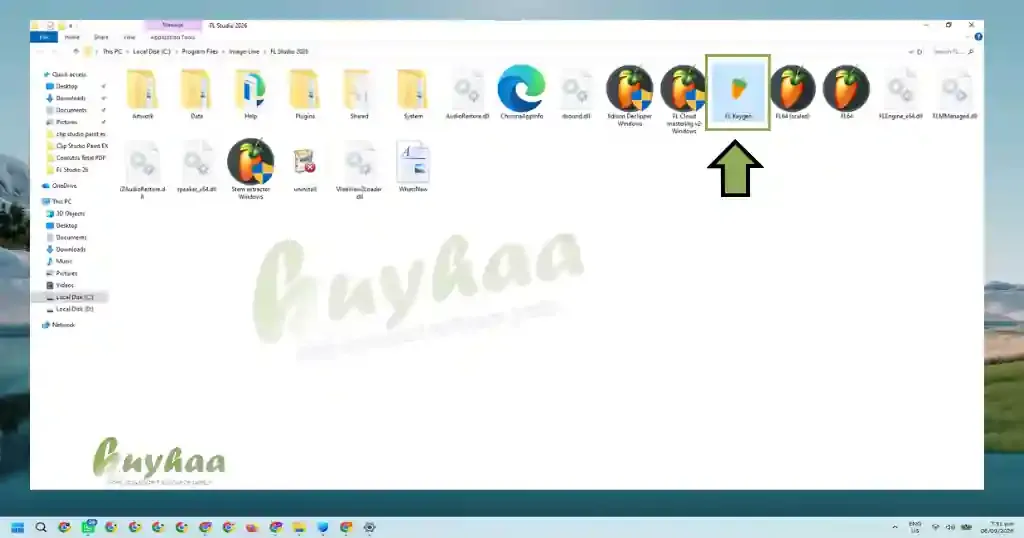 Running the Keygen.exe file as administrator for activation