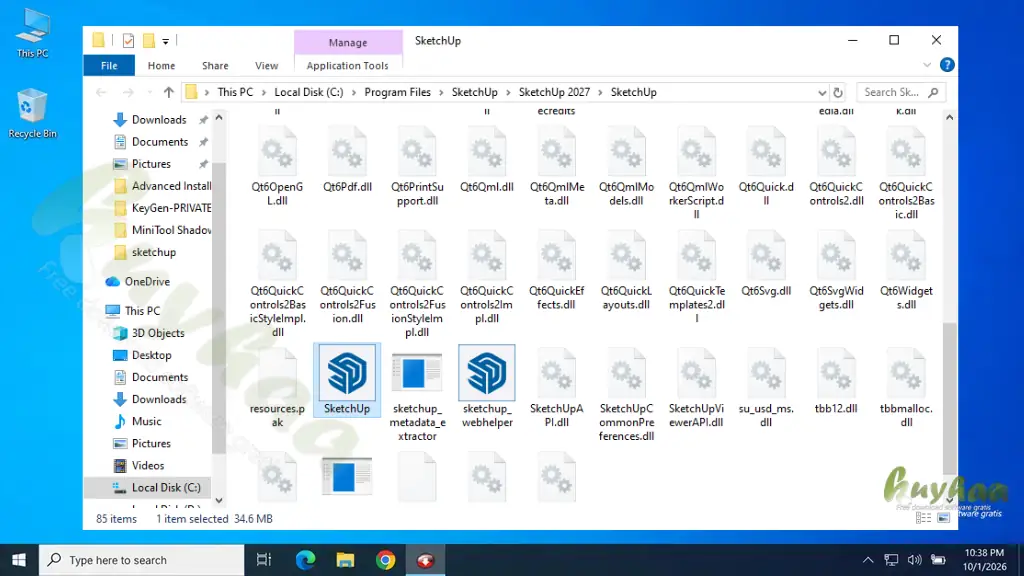 Now, run the Sketchup 2027