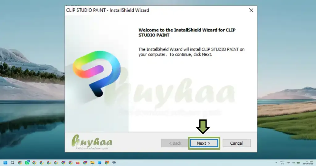 Click Next