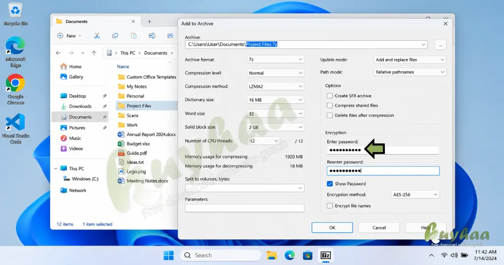 Enter File Password