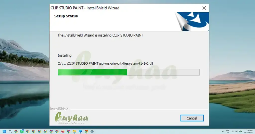 Installing please wait
