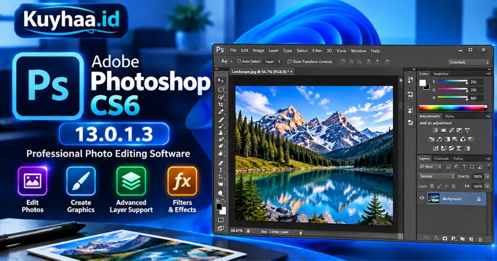 Download Adobe Photoshop CS6 Full Version v13.0.1.3 untuk Windows screenshot 1