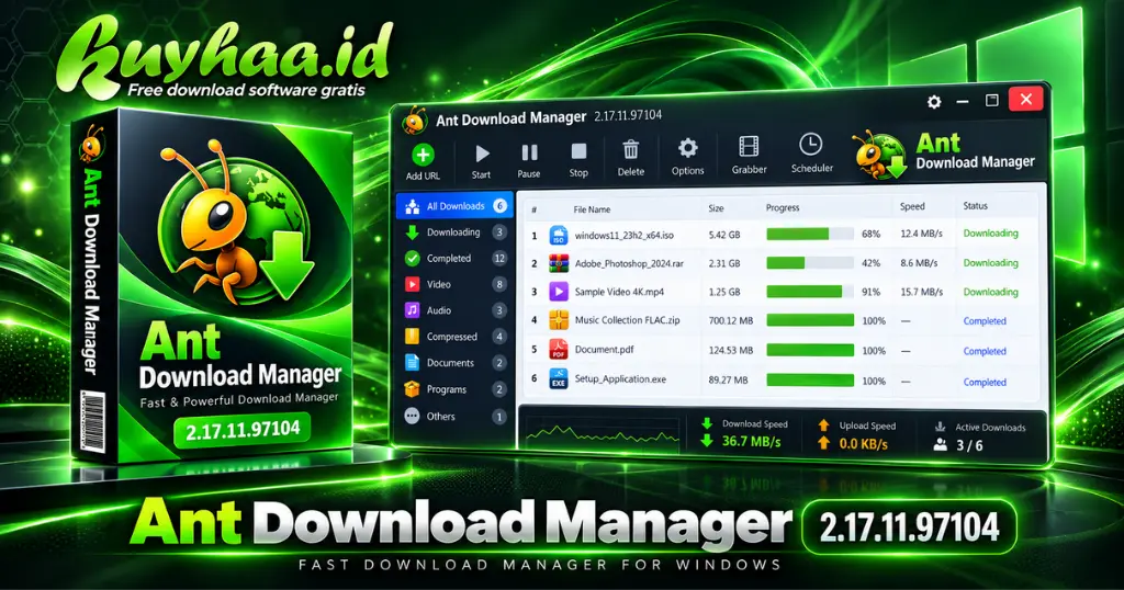 Ant Download Manager Kuyhaa Full Terbaru Feature image