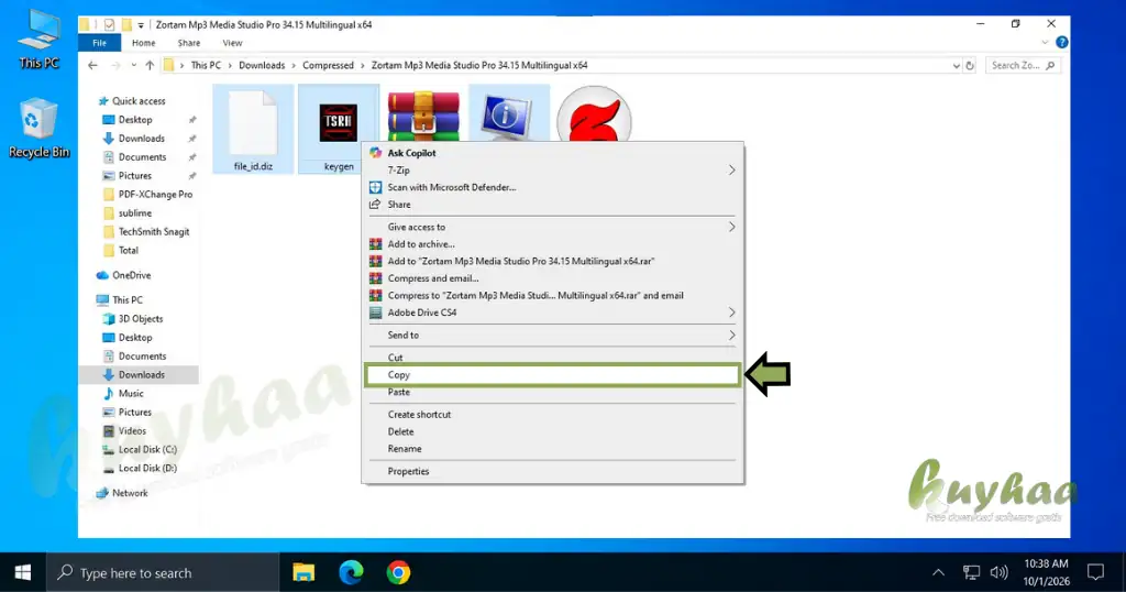 Copy patch files Zortam MP3 Studio pro