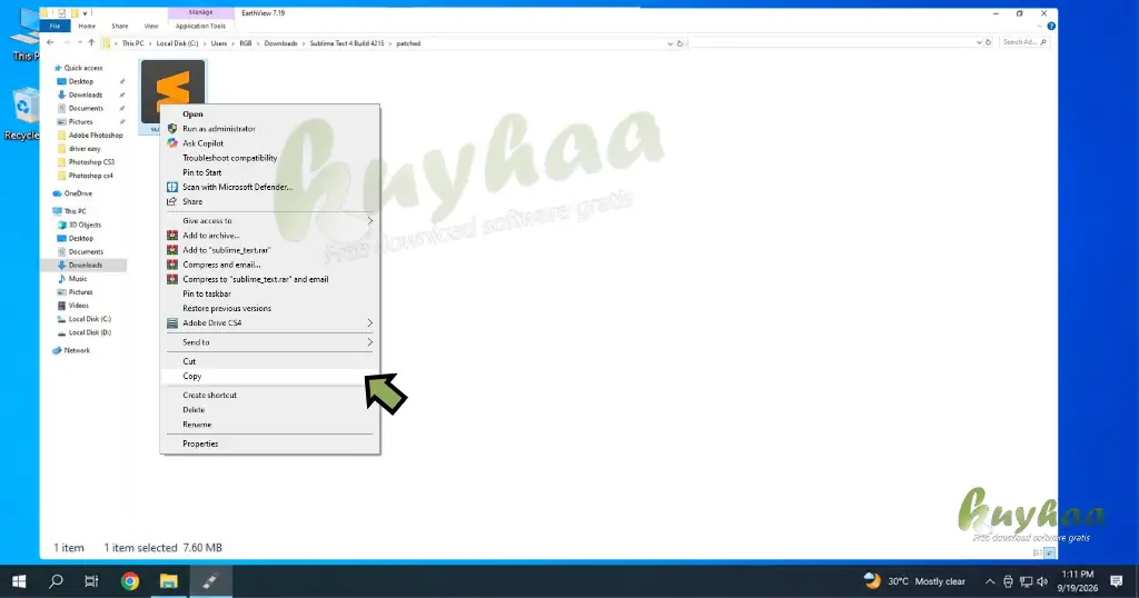 Copy the Keygen or Patch File