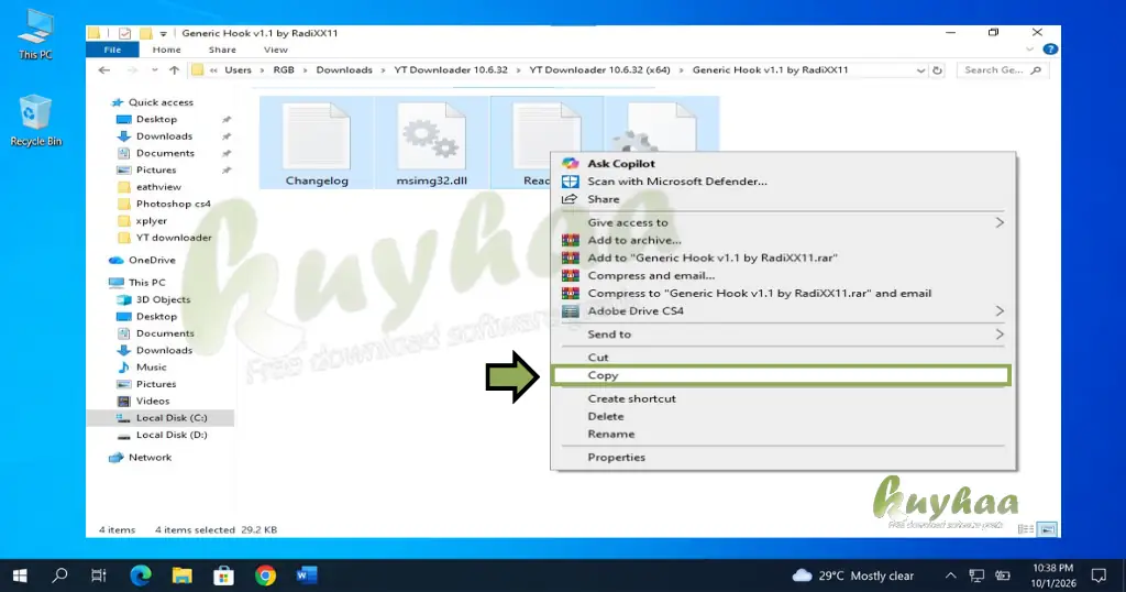 Copy DLL Files