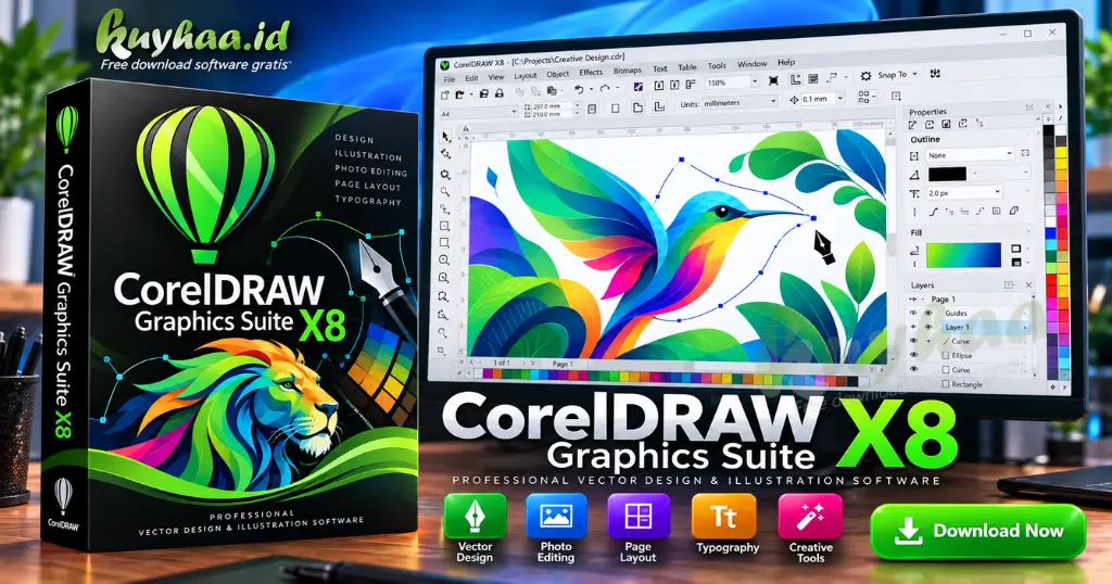 CorelDRAW Graphics Suite X8 Full Version Download screenshot 1