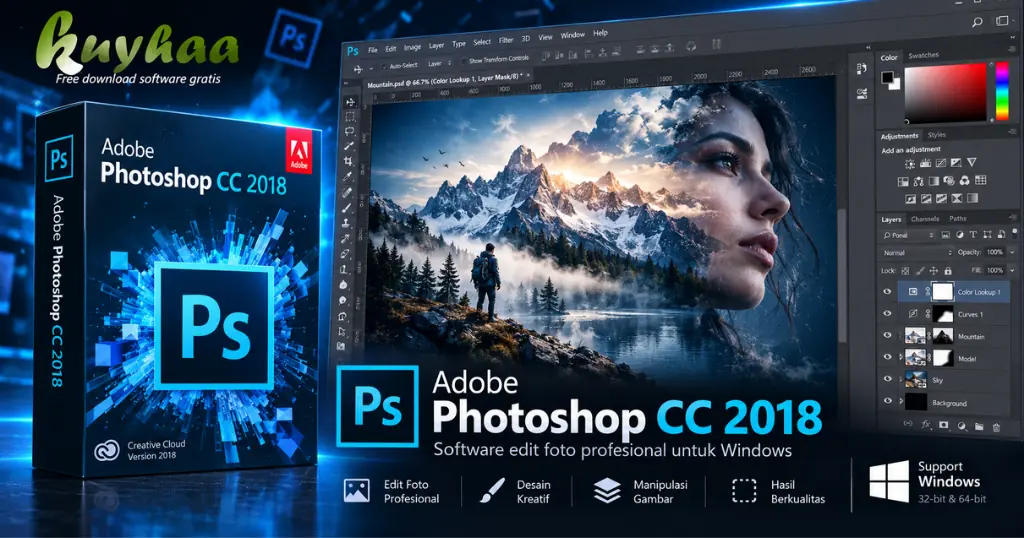 Adobe Photoshop CC 2018 v19.1.9 Full Version Download  screenshot 1