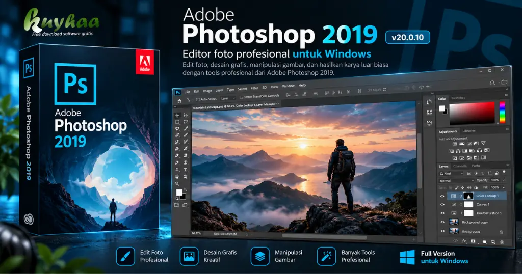 Adobe Photoshop CC 2019 Full Version (v20.0.10) Download screenshot 1