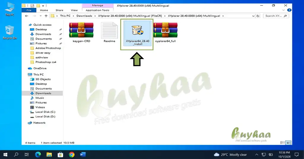Execute the Installer