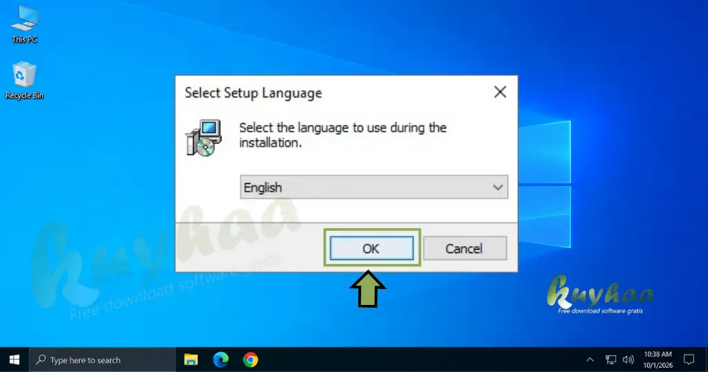 Select the language Total Uninstall Pro