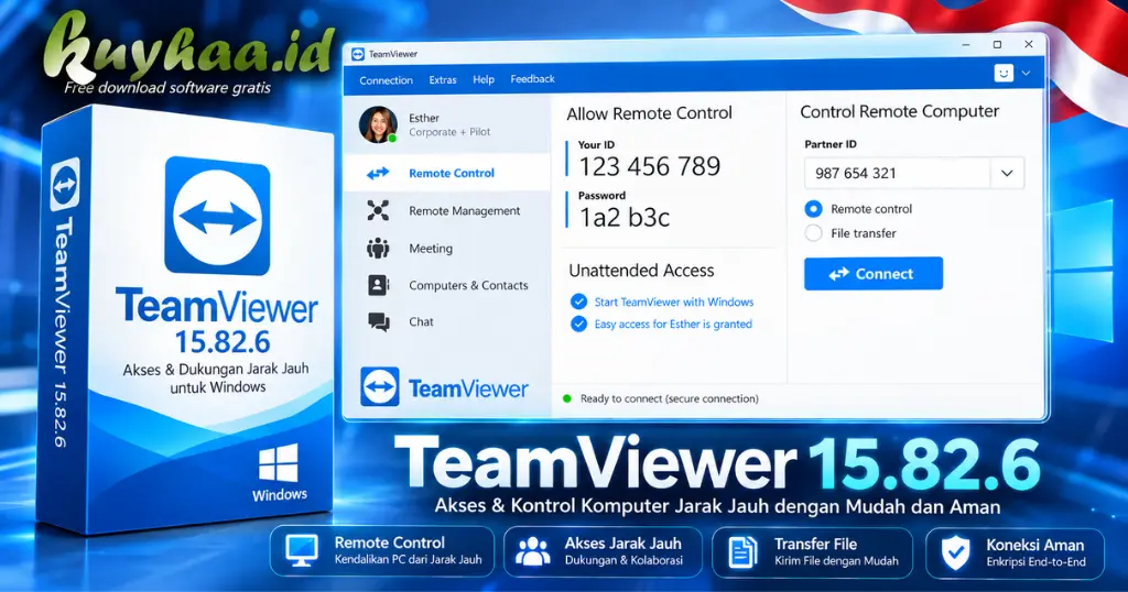 TeamViewer full kuyhaa Tebaru image