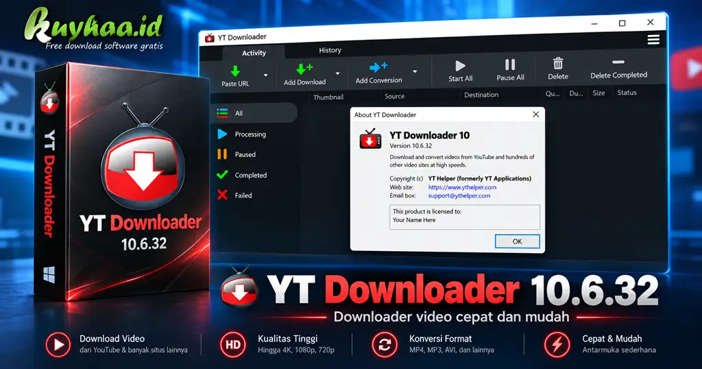 YT Downloader Full v10.6.32 Gratis Download  screenshot 1