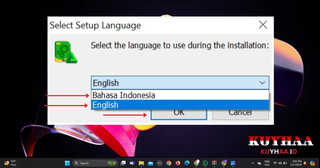 select language of Smadav 