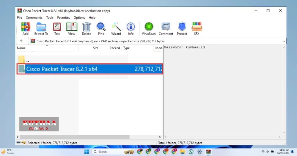 This picture shows to open Cisco Packet Tracer setup