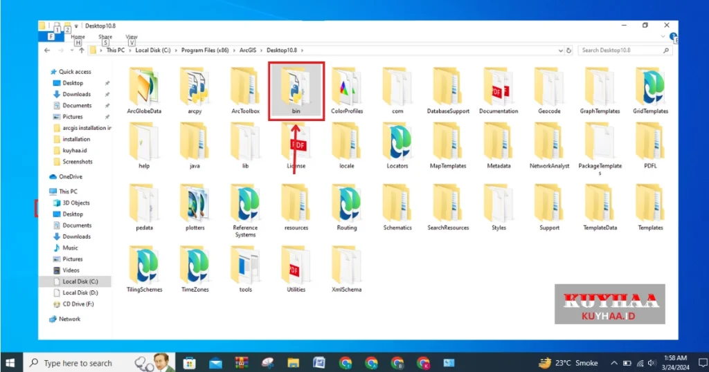 This picture shows to open folder