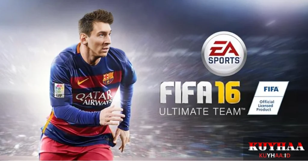 This picture shows the interface of FIFA 16