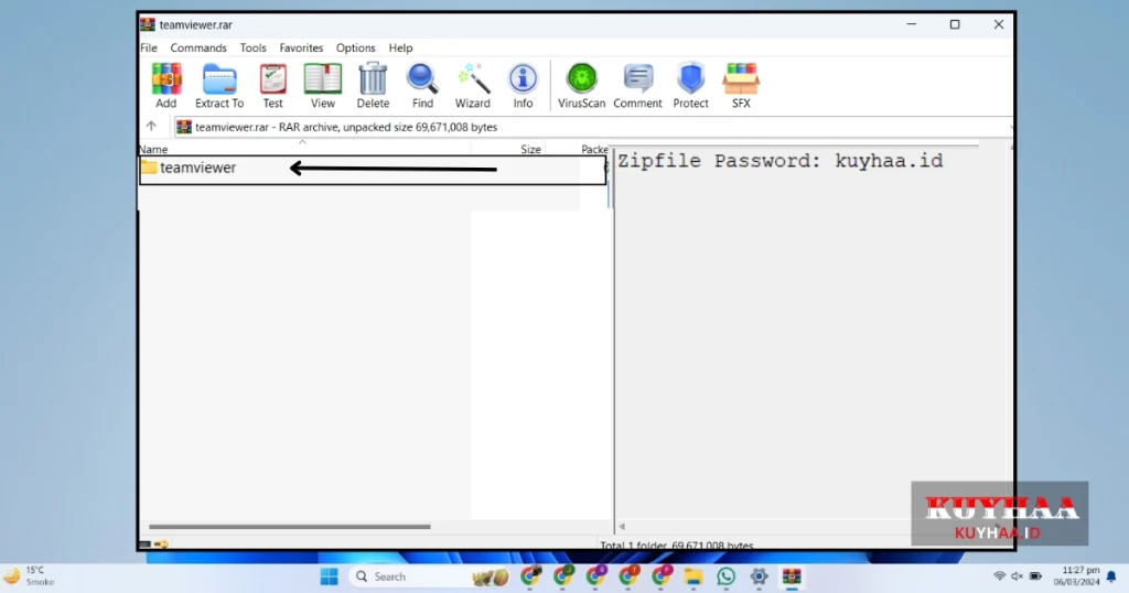 This picture shows to open folder of Teamviewer