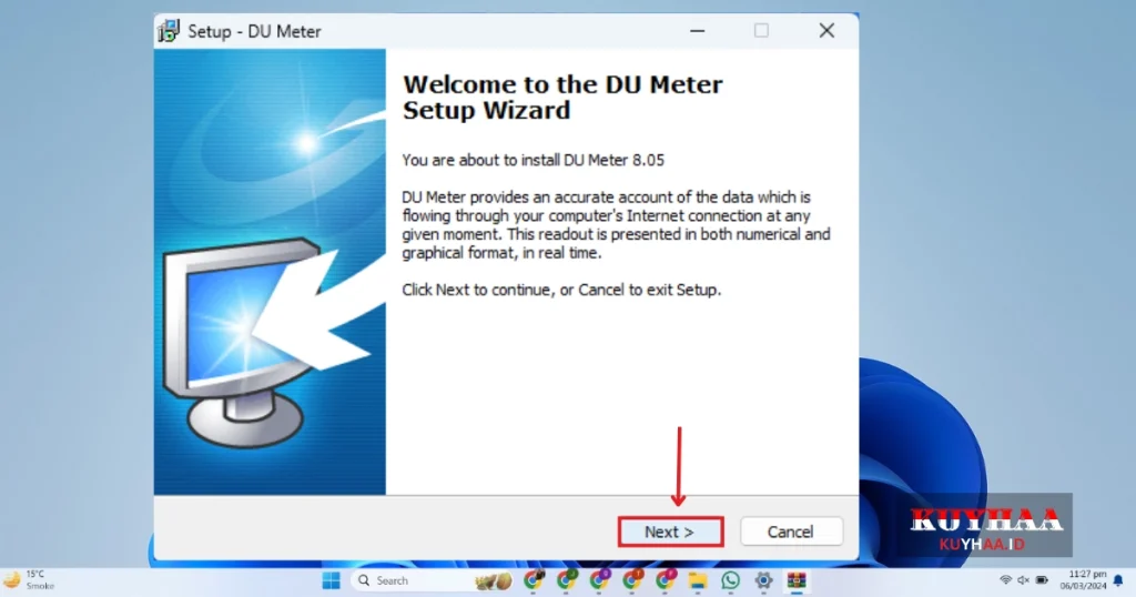 DU Meter Setup Wizard