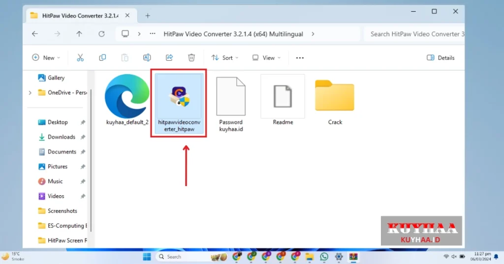 Run HitPaw Video Converter exe