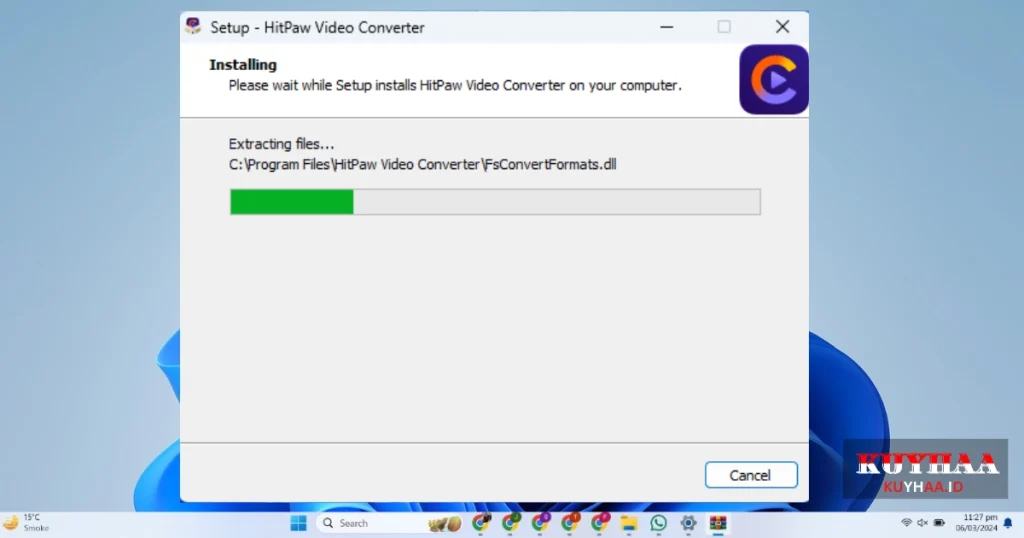 Installing HitPaw Video Converter