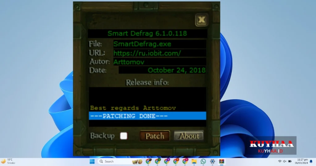 IObit Smart Defrag Pro is activated