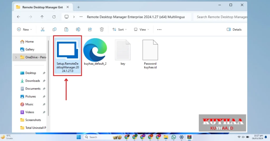 Run Remote Desktop Manager Enterprise exe