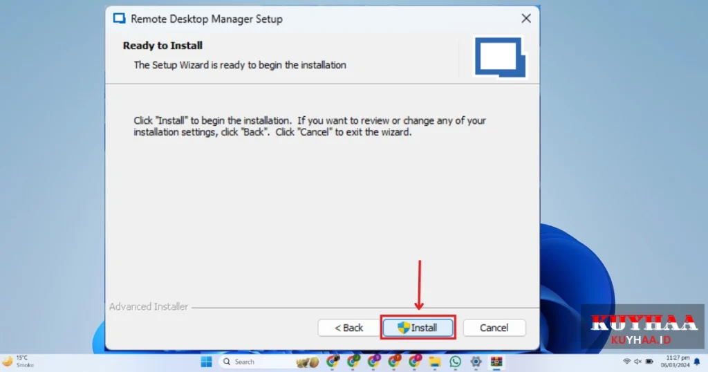 Reay to install Remote Desktop Manager Enterprise