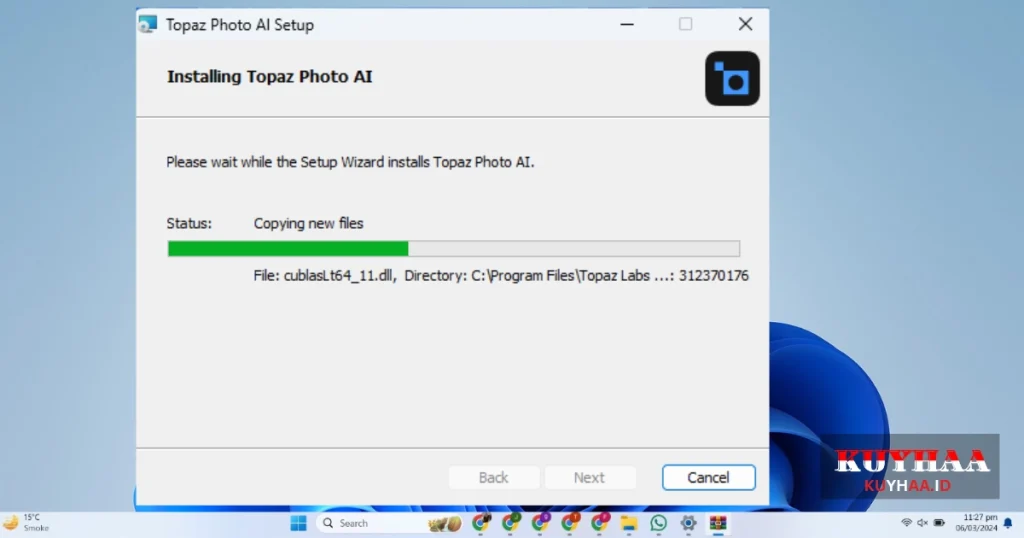 Installing Topaz Photo AI