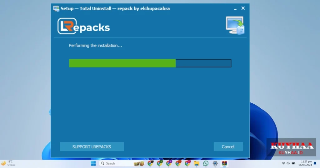 Total Uninstall Installation Processs