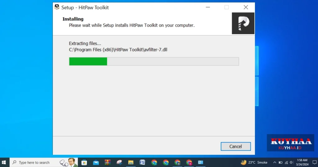 Installing HitPaw Toolkit