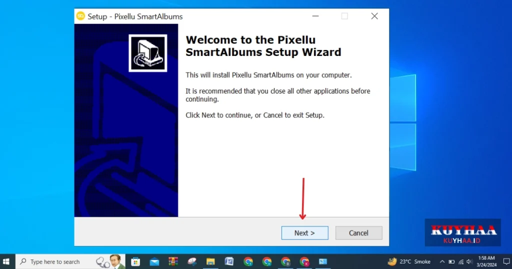 Welcome to Pixellu SmartAlbums Setup wizard