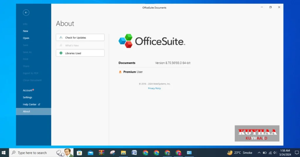 OfficeSuite Premium interface 