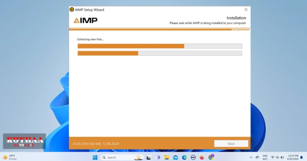 Installing AIMP