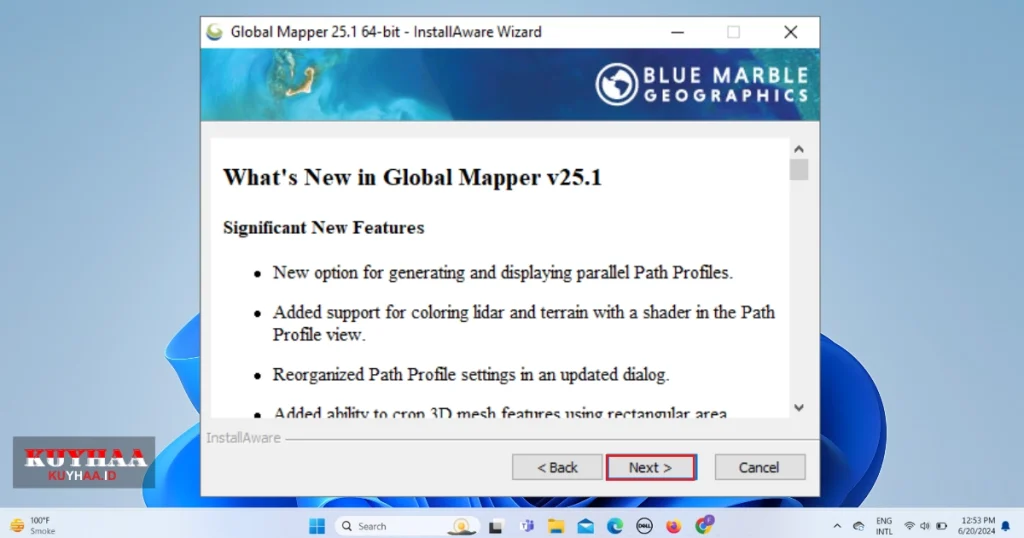 What's New Global Mapper