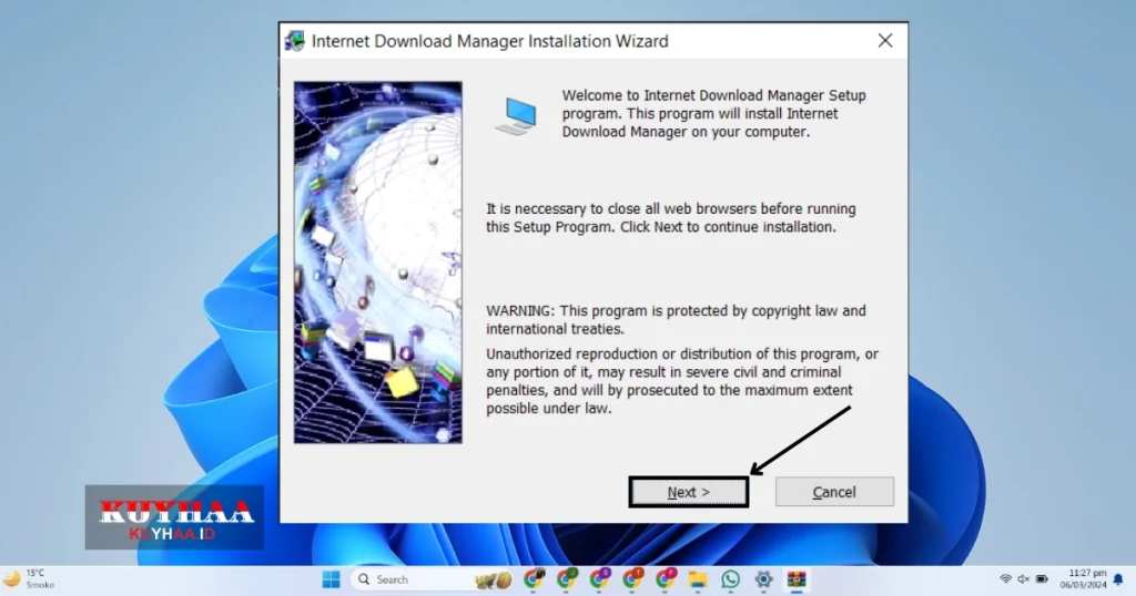 IDM Installation Wizard