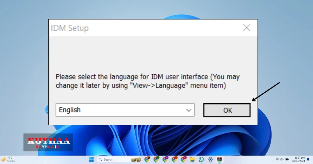 select IDM language