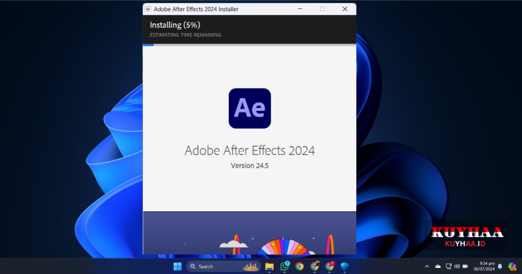 Installing AE 2024