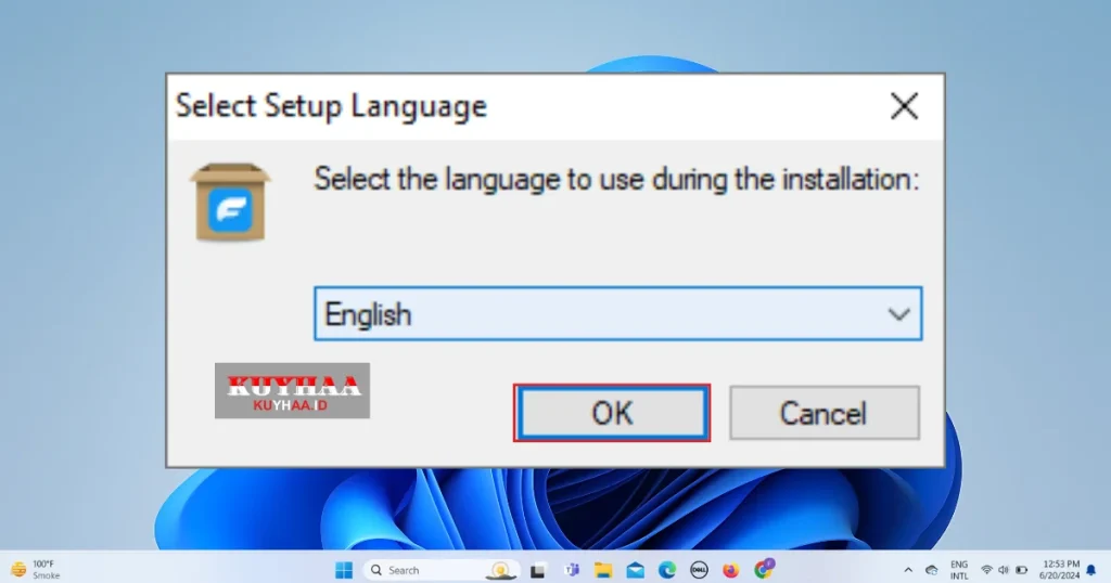 select language