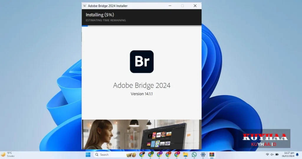 Adobe Bridge 2024 installation process