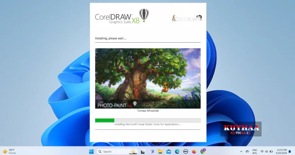 installing Corel Draw x8