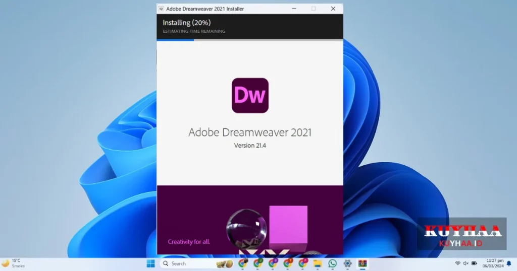 Installing Adobe Dreamweaver