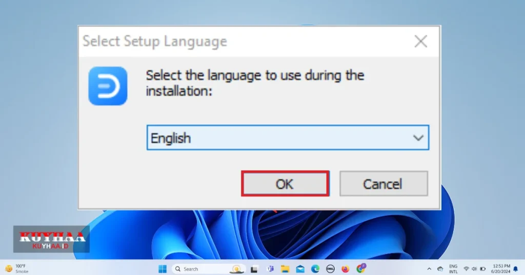 select the language