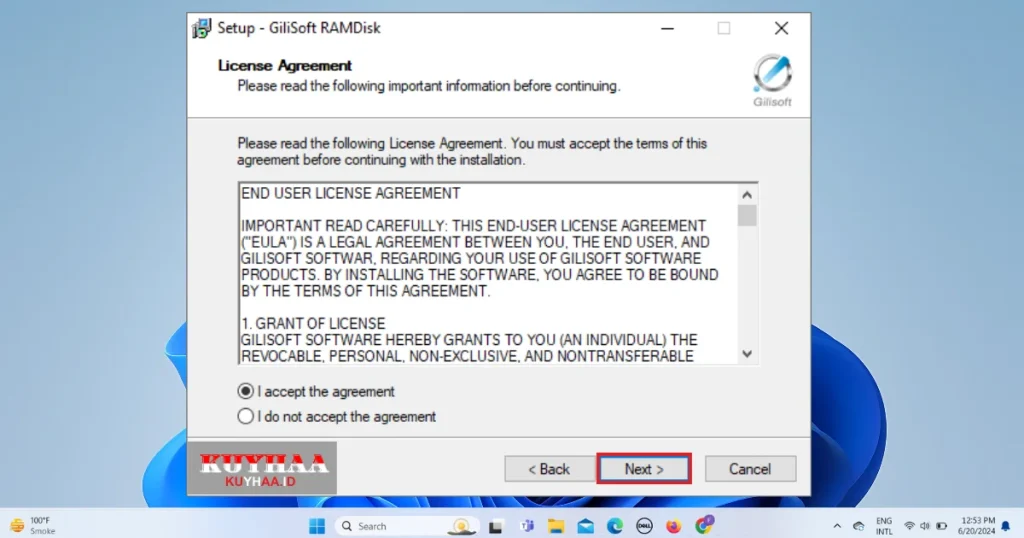 accepyt license agreement