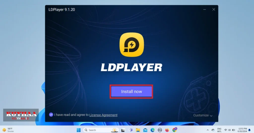 run LDPlayer exe

