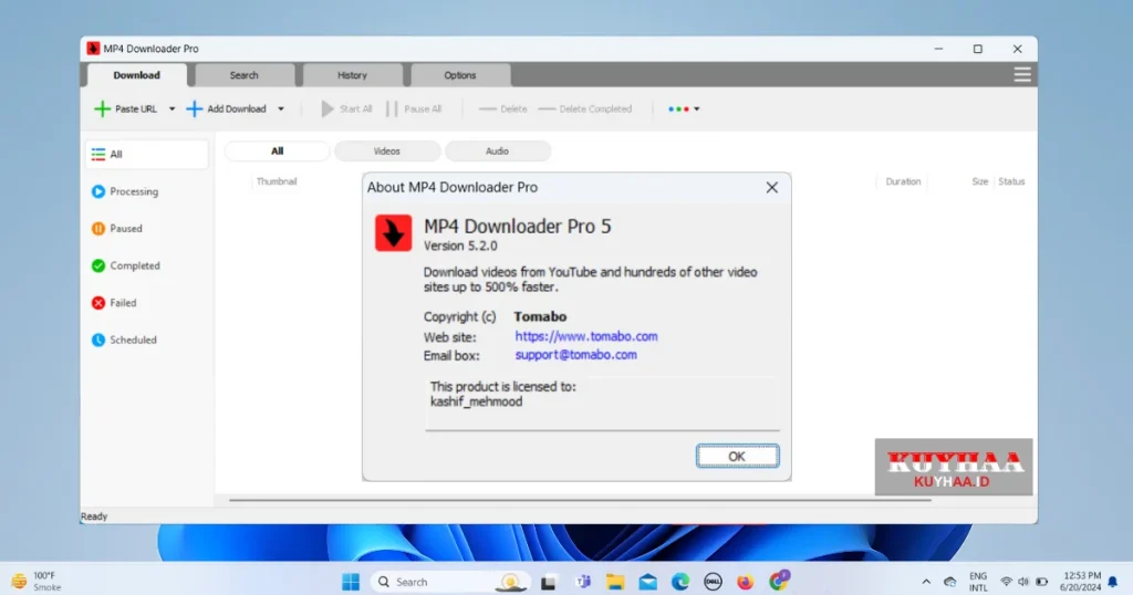 MP4 Downloader Pro Proof