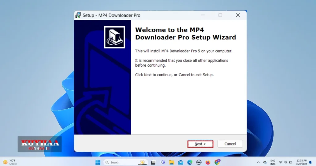 Welcome to the MP4 Downloader Pro Setup Wizard